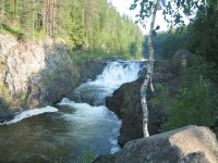 Верхний каскад водопада